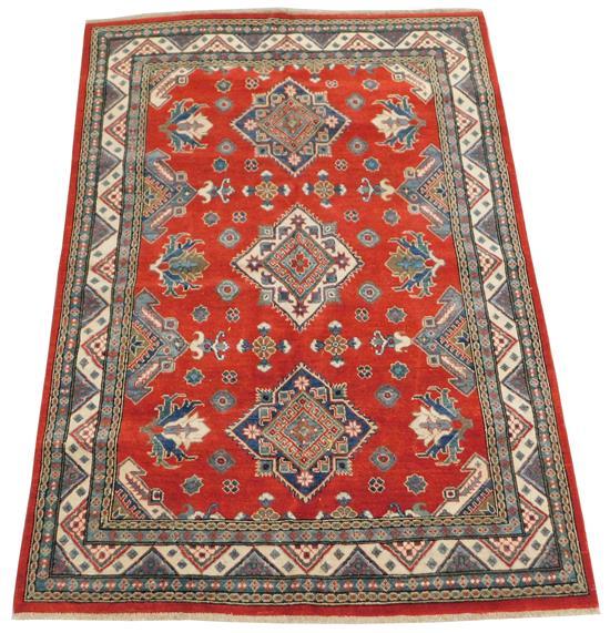 RUG: UZBEK KAZAK, 4' 8" X 6' 8",