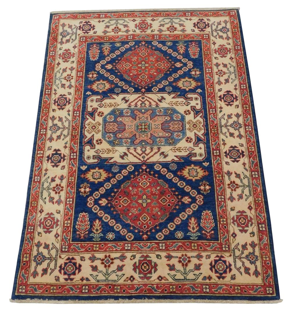 RUG: UZBEK KAZAK, 4' X 5'7",
