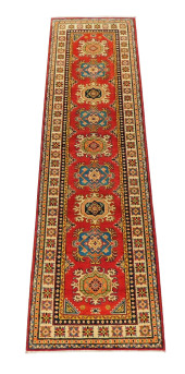 RUG: UZBEK KAZAK RUNNER, 2' 8"