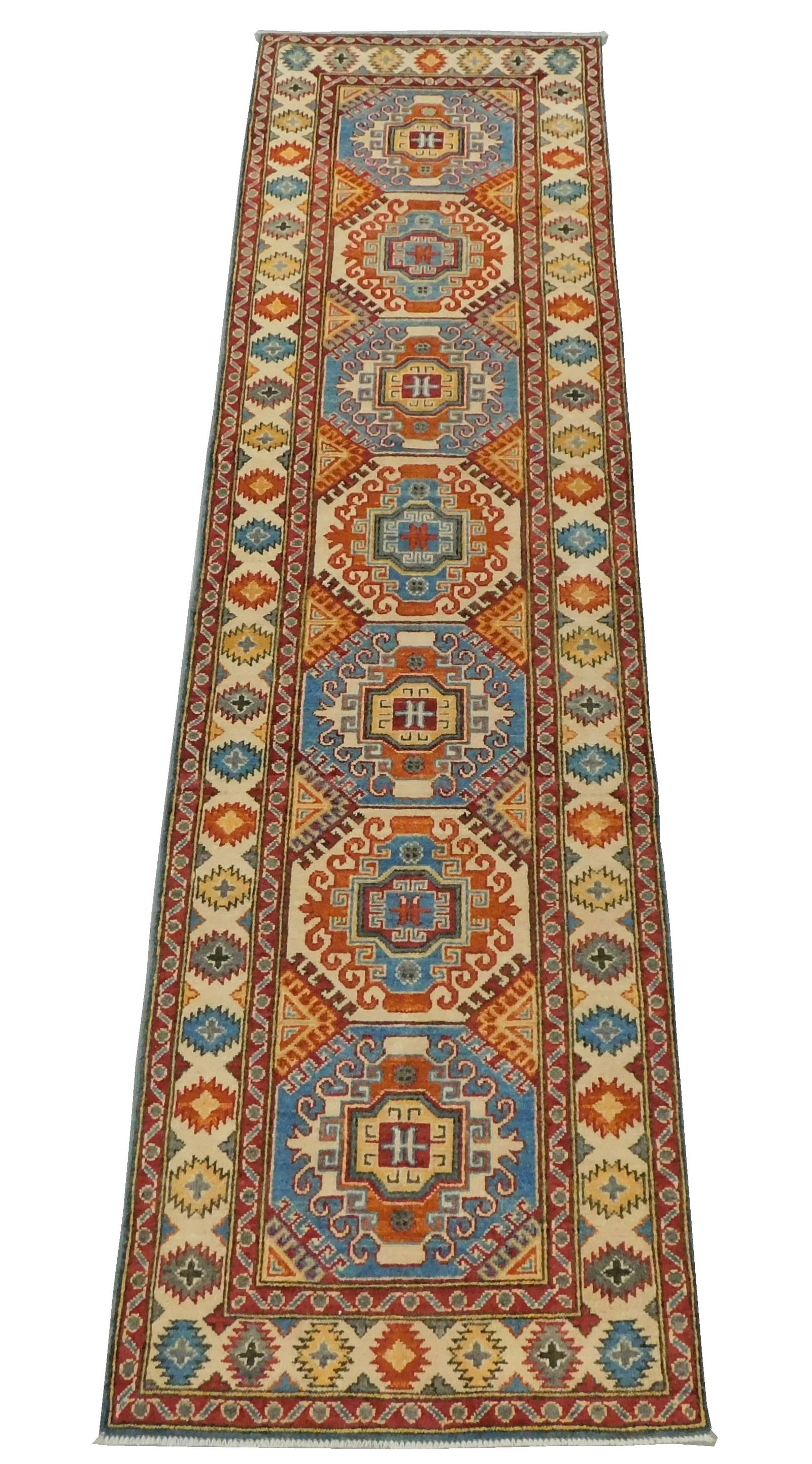 RUG: UZBEK KAZAK RUNNER, 2' 8" X