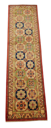 RUG: UZBEK KAZAK RUNNER, 2' 8"