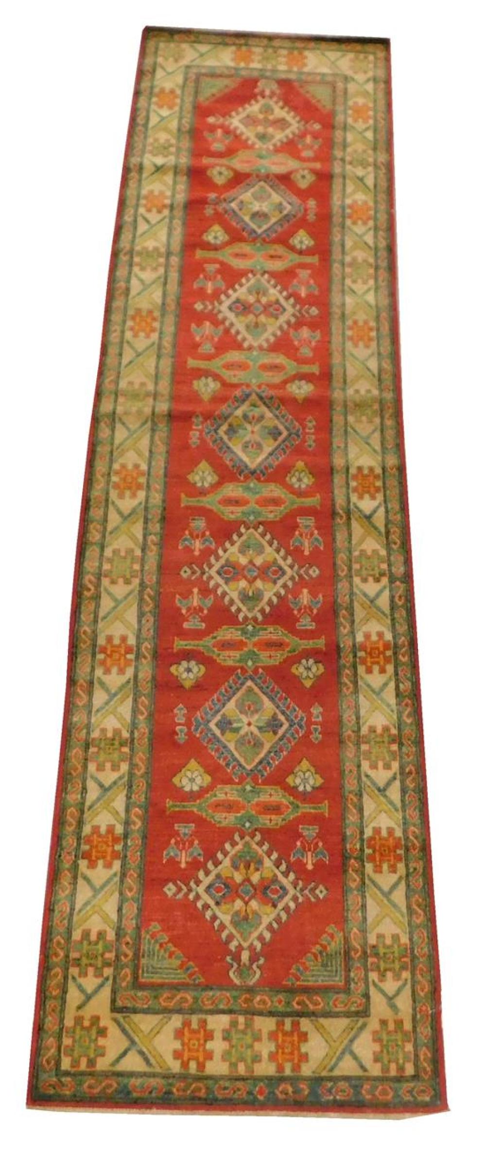 RUG: UZBEK KAZAK RUNNER, 2' 8" X