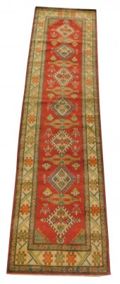 RUG: UZBEK KAZAK RUNNER, 2' 8"