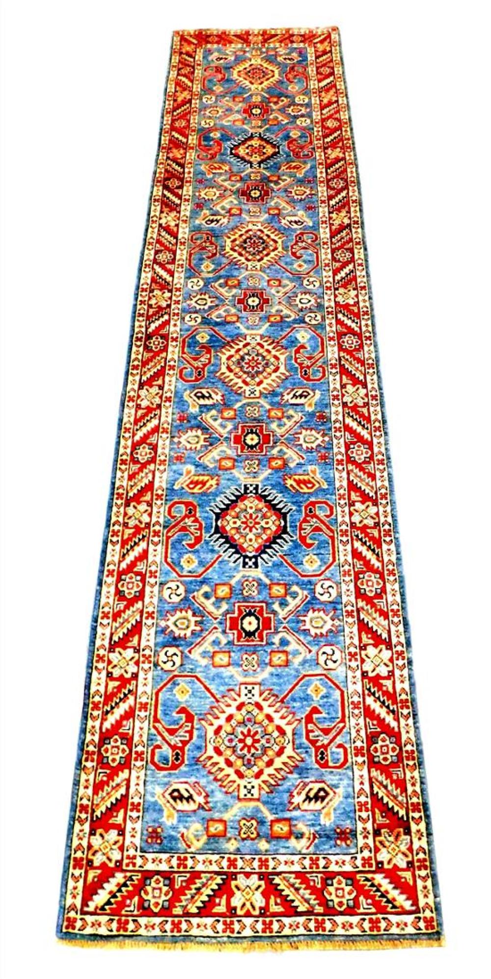 RUG: UZBEK KAZAK RUNNER, 2' 8" X