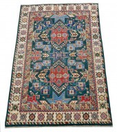 RUG: UZBEK LESGHI KAZAK CARPET