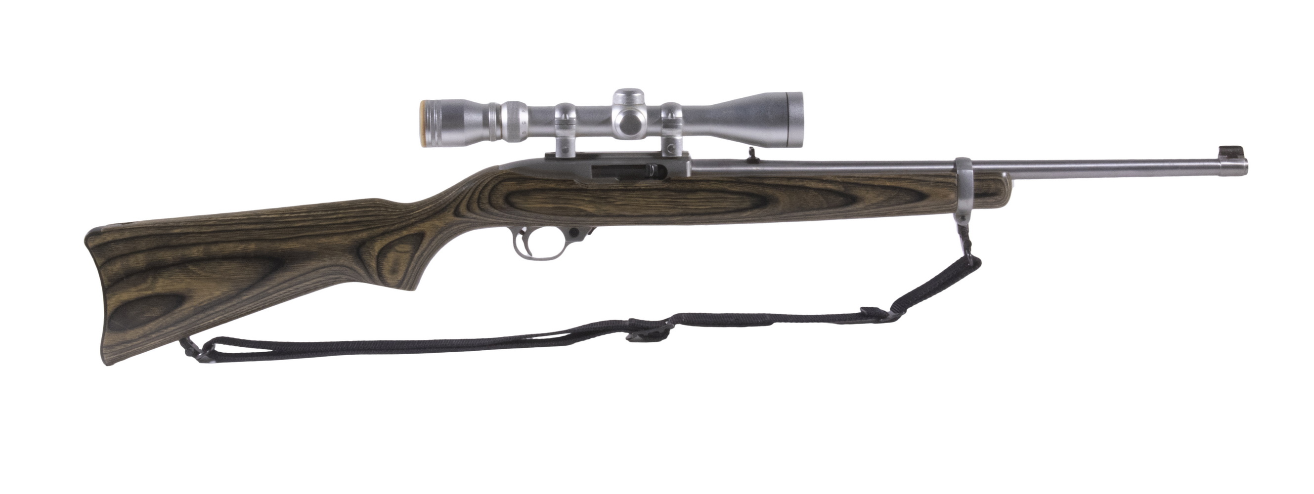 RUGER 10/22 RIFLE W/SCOPE, .22 LR