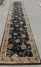 RUGMARK HAND MADE BLACK RUNNER