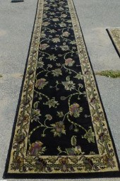 RUGMARK HAND MADE BLACK RUNNER