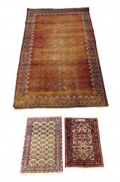 RUGS: THREE RUGS INCLUDING ONE