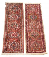 RUGS: TWO SIMILAR SEMI-ANTIQUE
