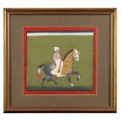 RULER ON HORSEBACK
MEWAR, INDI
