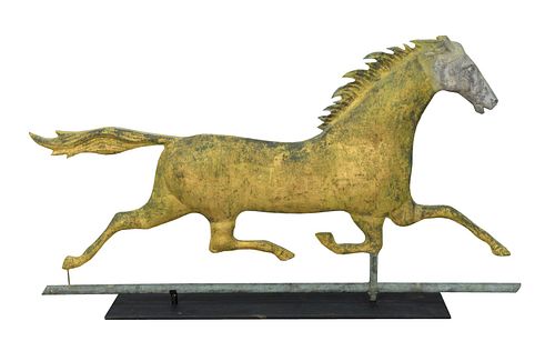 RUNNING HORSE WEATHERVANE HAVING