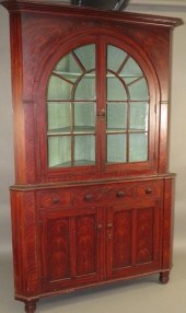 RUPP CORNER CABINETca. 1835; s
