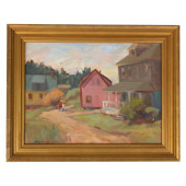 RURAL FIGURAL IMPRESSIONIST OI