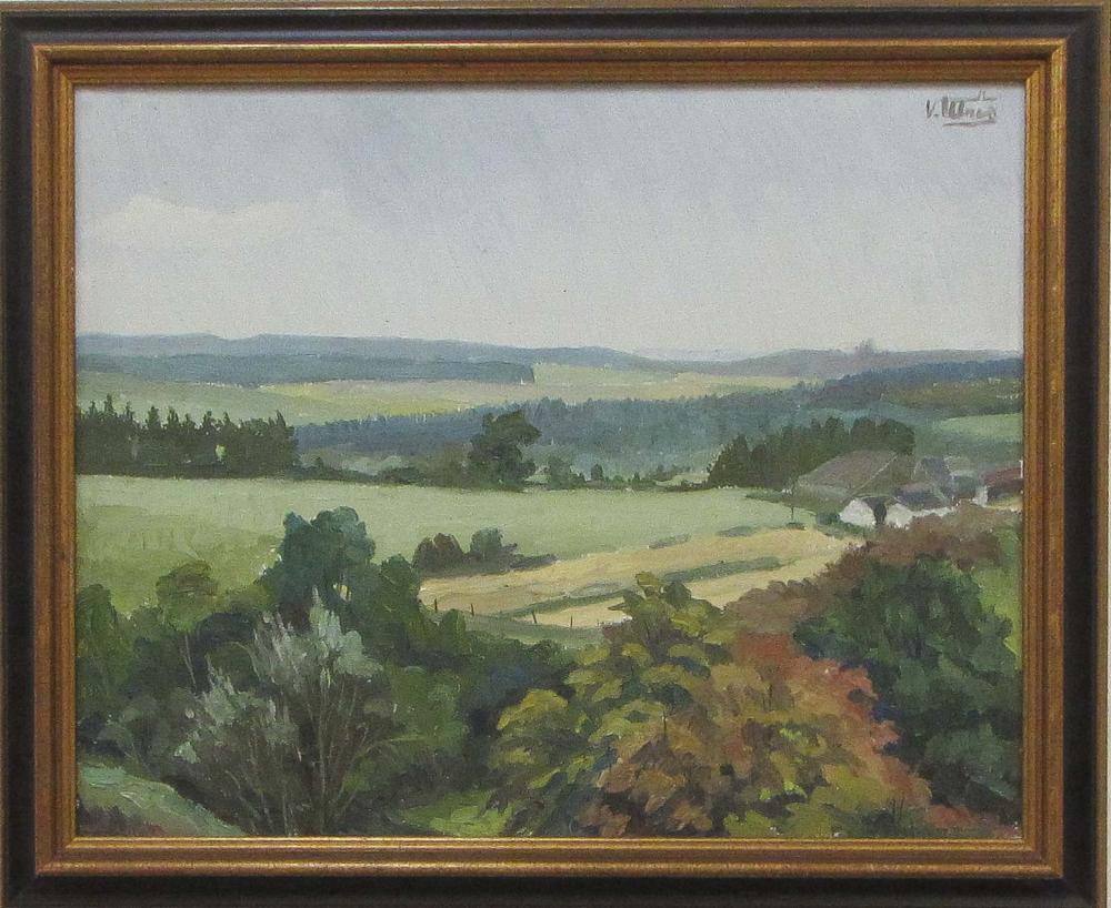RURAL LANDSCAPE OIL ON CANVAS