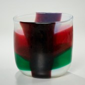 RURI IWATA, ART GLASS VASE Rur