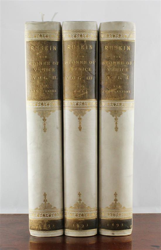 RUSKIN (J) THE STONES OF VENICE