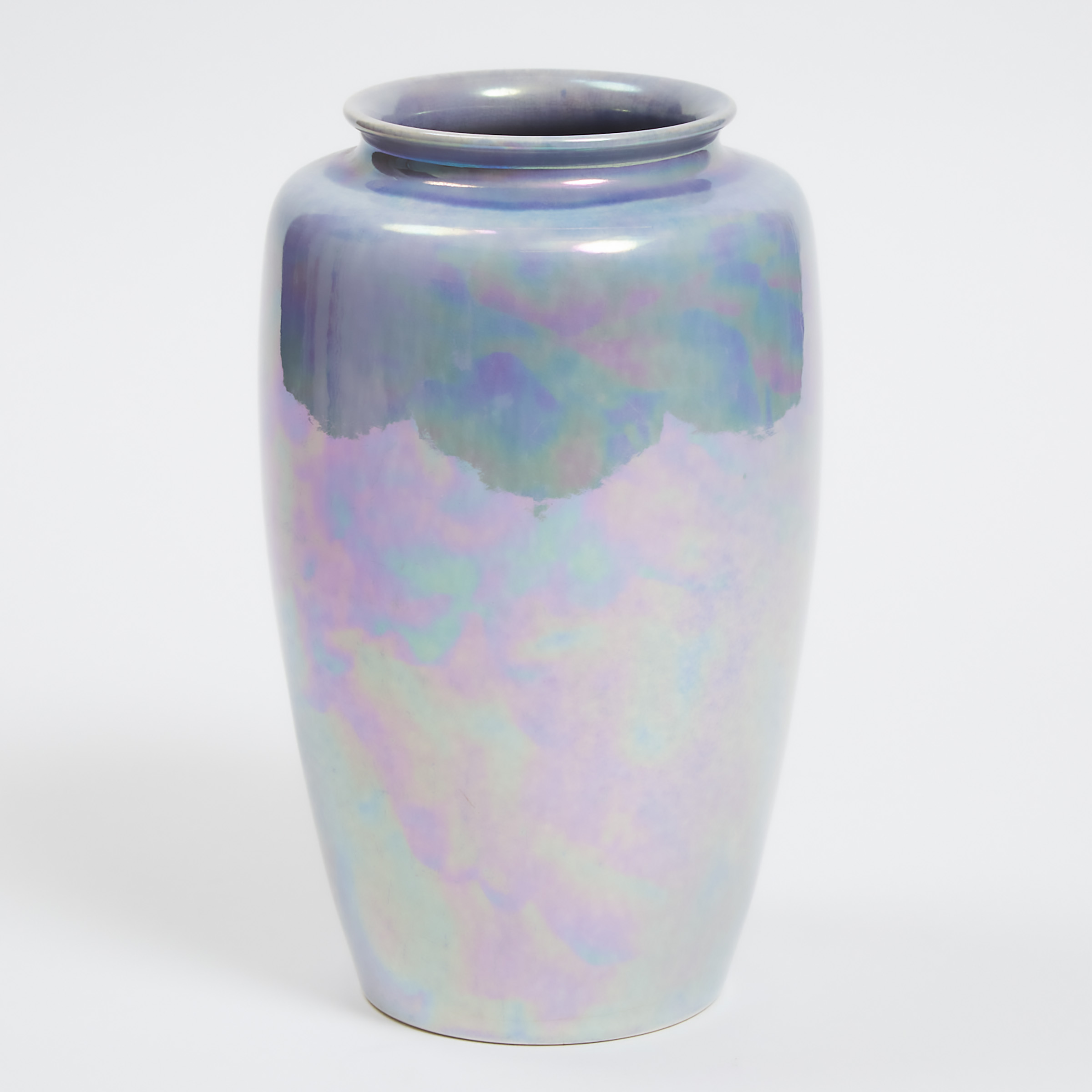 Ruskin Pale Blue Lustre Glazed