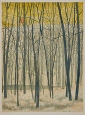 RUSSA GRAEME (B. 1919), "WOODS