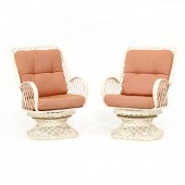 RUSSEL WOODARD, PAIR OF SPUN F