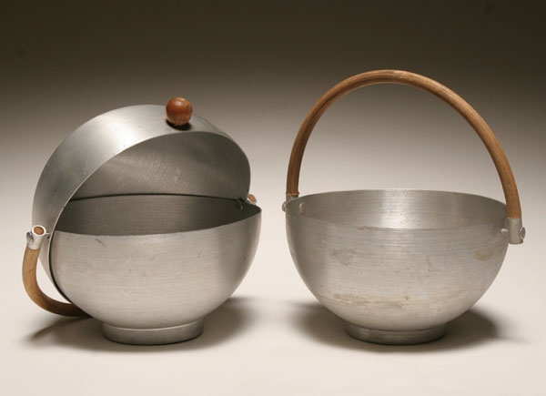 Russel Wright spun aluminum