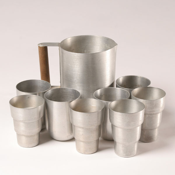 Russel Wright Spun Aluminum Set,