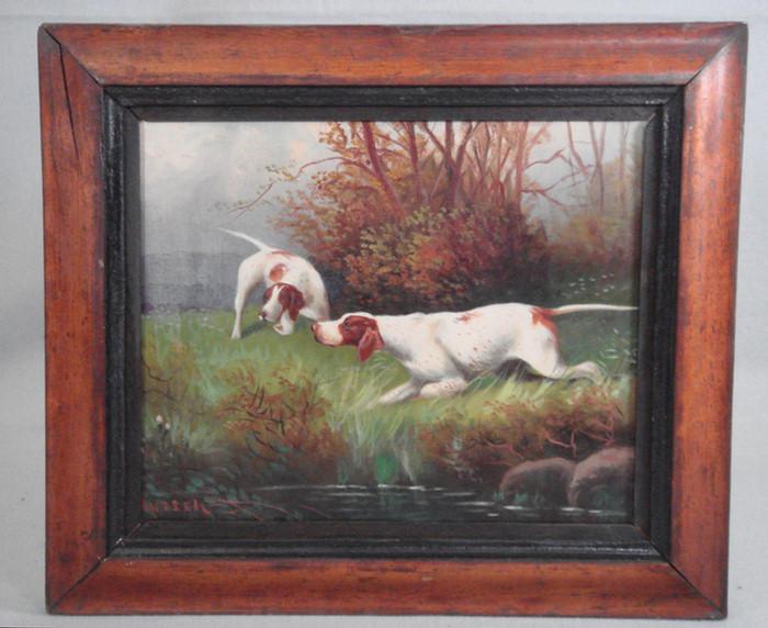 Russell, 20th c, oil on artist