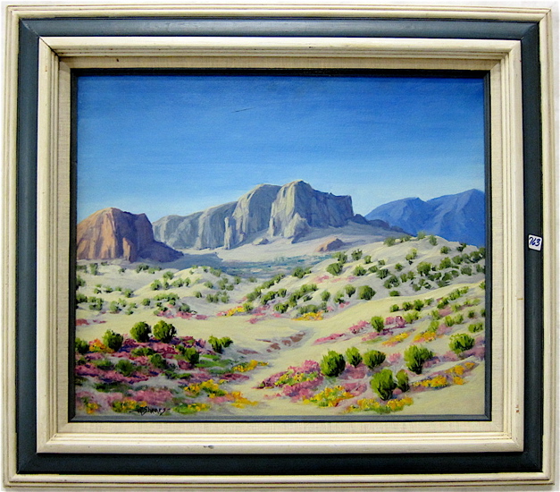 RUSSELL SHEARS OIL ON ACADEMY BOARD