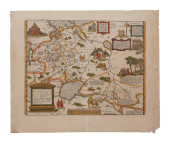 RUSSIA MAP ORTELIUS, RUSSIAE,
