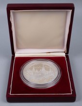 RUSSIAN 1 KILO SILVER PROOF CO