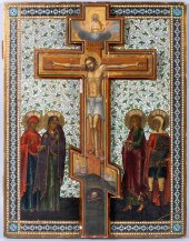 RUSSIAN, 19TH CENTURY, CRUCIFI