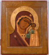 RUSSIAN, 19TH CENTURY, ICON OF