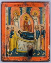 RUSSIAN, 19TH CENTURY, ICON OF