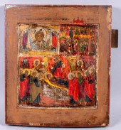 RUSSIAN, 19TH CENTURY, ICON OF