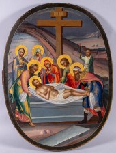 RUSSIAN, 19TH CENTURY, ICON OF