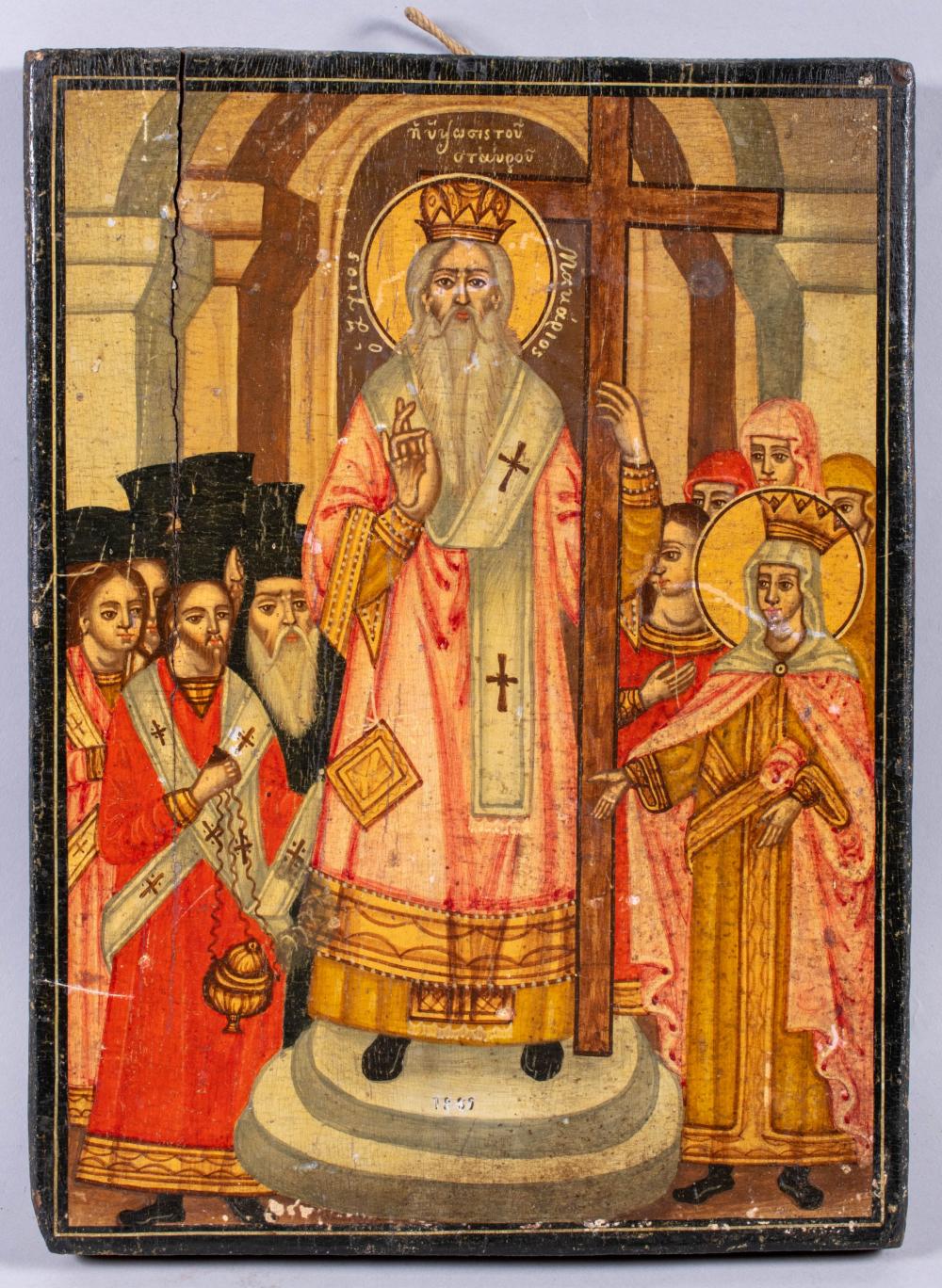 RUSSIAN, 19TH CENTURY, ICON OF