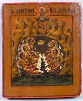 RUSSIAN, 19TH CENTURY, ICON OF