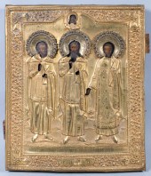 RUSSIAN, 19TH CENTURY, ICON OF