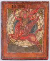 RUSSIAN, 19TH CENTURY, ICON OF