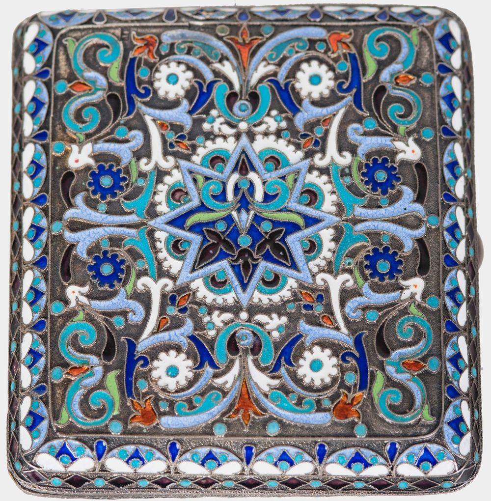 RUSSIAN .84 SILVER & ENAMEL