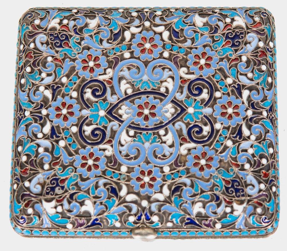RUSSIAN .84 SILVER & ENAMEL