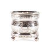 RUSSIAN 84 SILVER ENGRAVED FOO
