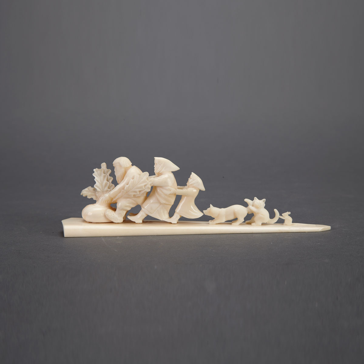 Russian Carved Tusk Group of 