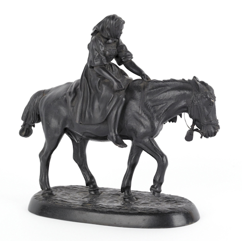 Russian cast iron figure of a