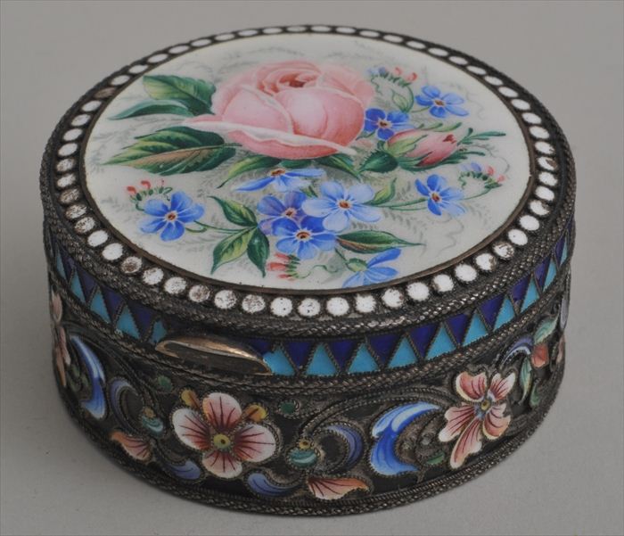 RUSSIAN CHAMPLEVÃ‰ ENAMEL AND