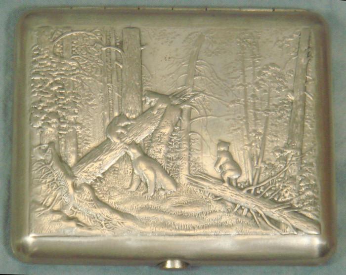 Russian cigarette case with