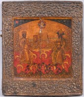 RUSSIAN, CIRCA 1830, ICON OF T