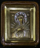 RUSSIAN CLOISONNE ENAMEL .84 S