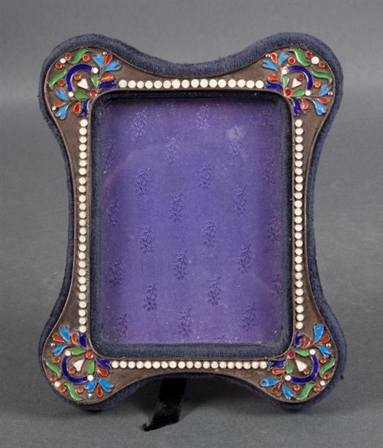 Russian cloisonne enamel on