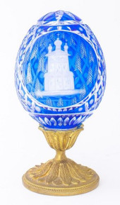 RUSSIAN COBALT FLASH CUT CRYST